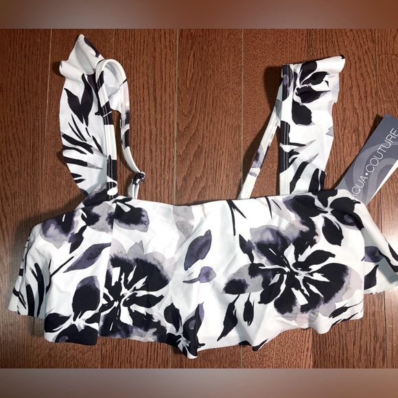 Aqua Couture bathing suit. New with tags. Gorgeous floral print. Fits amazing. - Picture 8 of 10